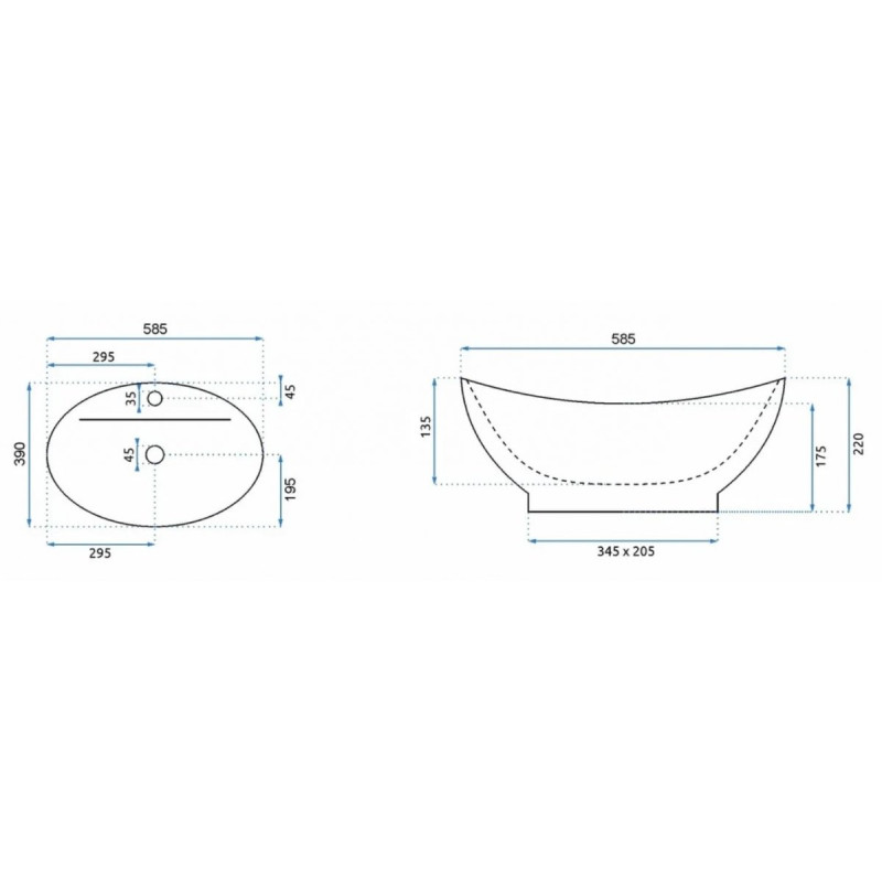 Elegancka Umywalka Nablatowa Cindy – Styl i Funkcjonalność w Twojej Łazience