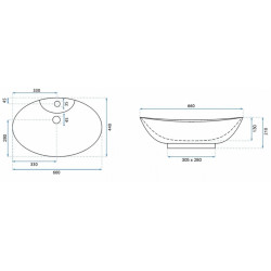 Luksusowa Umywalka Nablatowa ROSA - Elegancja Twojej Łazienki!