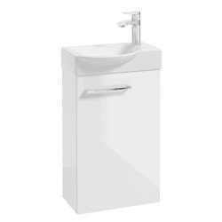 Nowoczesna Szafka z Umywalką METRO z Chromowanym Uchwytem - Styl i Wygoda w Twojej Łazience