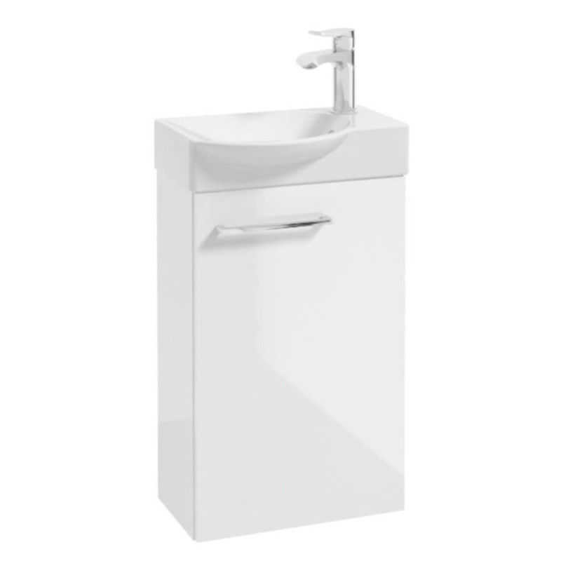 Nowoczesna Szafka z Umywalką METRO z Chromowanym Uchwytem - Styl i Wygoda w Twojej Łazience