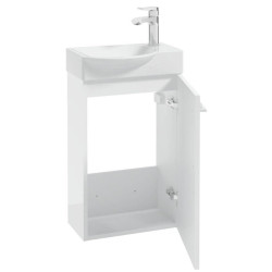 Elegancka szafka z umywalką METRO SYSTEM D40 - styl i funkcjonalność w jednym.