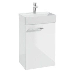 Komplet łazienkowy METRO SYSTEM D45 z chromowanym uchwytem - styl i funkcjonalność!