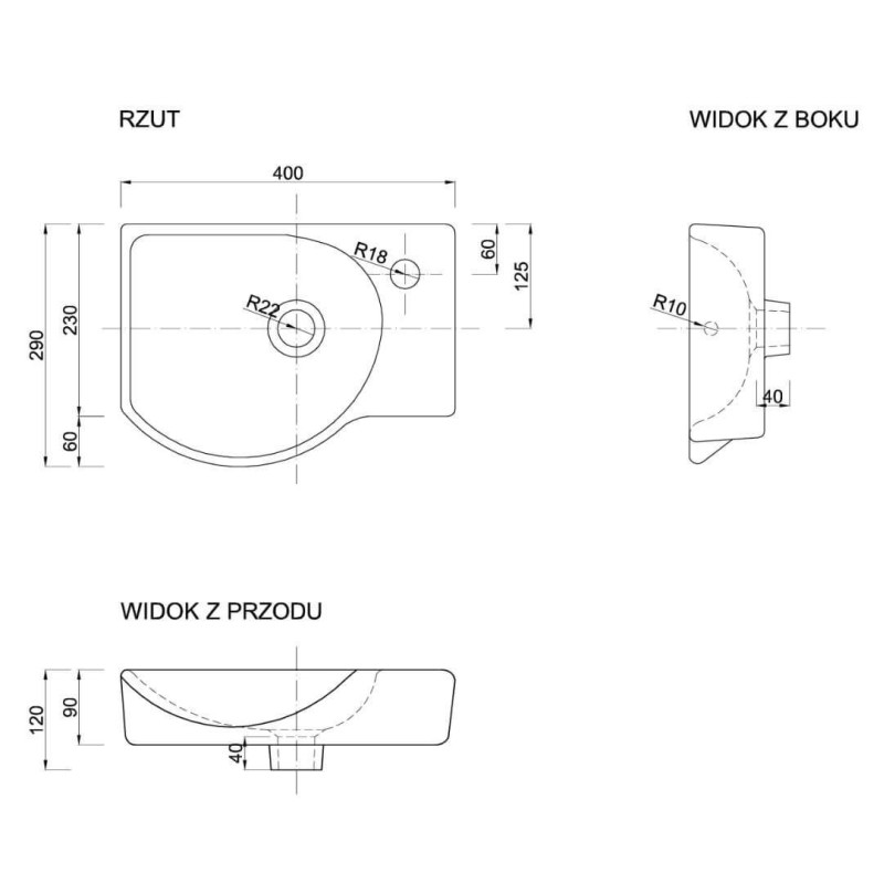 Nowoczesna Szafka z Umywalką METRO z Chromowanym Uchwytem - Styl i Wygoda w Twojej Łazience