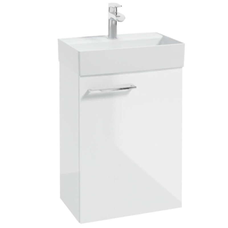 Funkcjonalna Szafka z Umywalką METRO SYSTEM D50 z Chromowanym Uchwyt👈 Idealny Wybór!