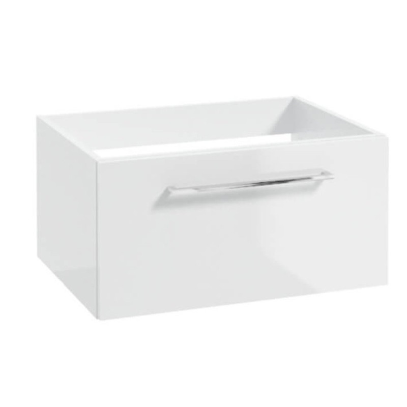 Funkcjonalna Szafka METRO SYSTEM B60 z eleganckimi chromowanymi uchwytami