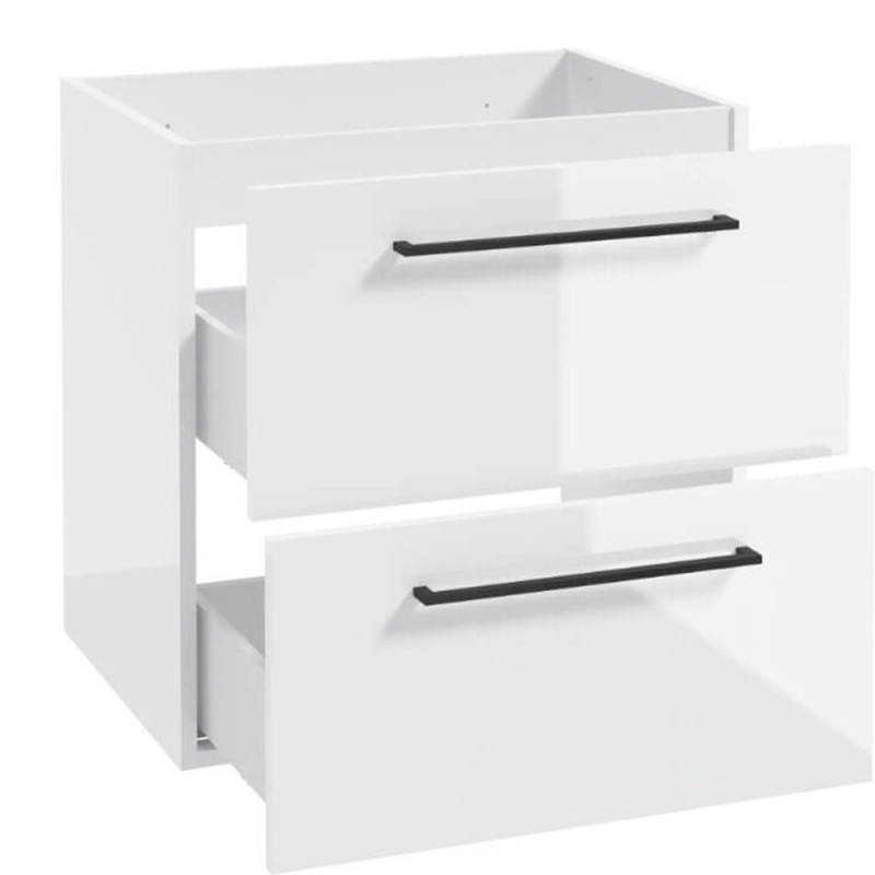 Funkcjonalna Szafka Wisząca METRO B60 z Eleganckim Czarnym Uchwytom