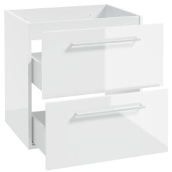 Elegancka Szafka Biała METRO SYSTEM B60 z Uchwytami