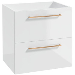 Elegancka Szafka METRO SYSTEM B60 z Uchwytami w Różowym Złocie