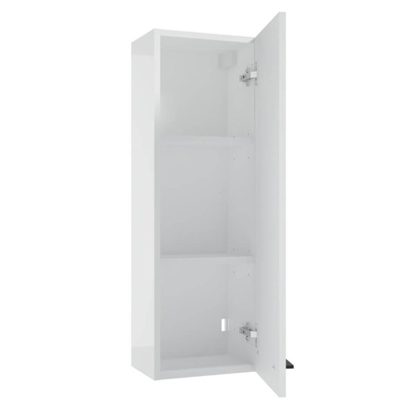 Stylowa Szafka Wisząca METRO SYSTEM C30 z Czarnym Uchwytem - Nowoczesny Design