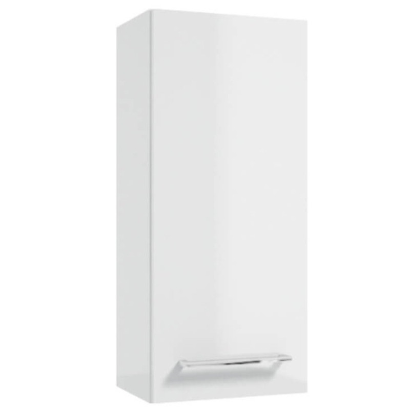 Modernistyczna szafka wisząca METRO SYSTEM A30 z chromowanym uchwytem