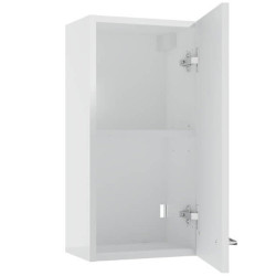 Modernistyczna szafka wisząca METRO SYSTEM A30 z chromowanym uchwytem