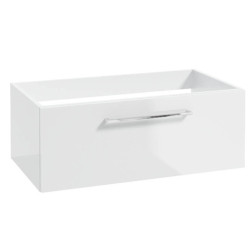 Stylowa Szafka Wisząca METRO SYSTEM B80 z Chromowanym Uchwytrem