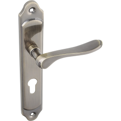 Elegancka Klamka Rodos z Patyną - Klasyczna Stylizacja Twoich Drzwi