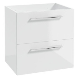 Stylowa szafka podwieszana METRO SYSTEM B80 z chromowanym uchwytem