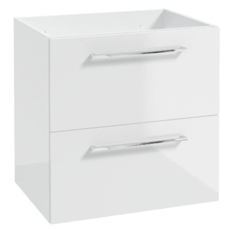 Stylowa szafka podwieszana METRO SYSTEM B80 z chromowanym uchwytem