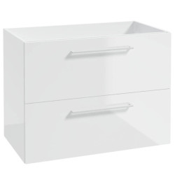 Elegancka szafka wisząca METRO B80 - biel w nowoczesnym stylu