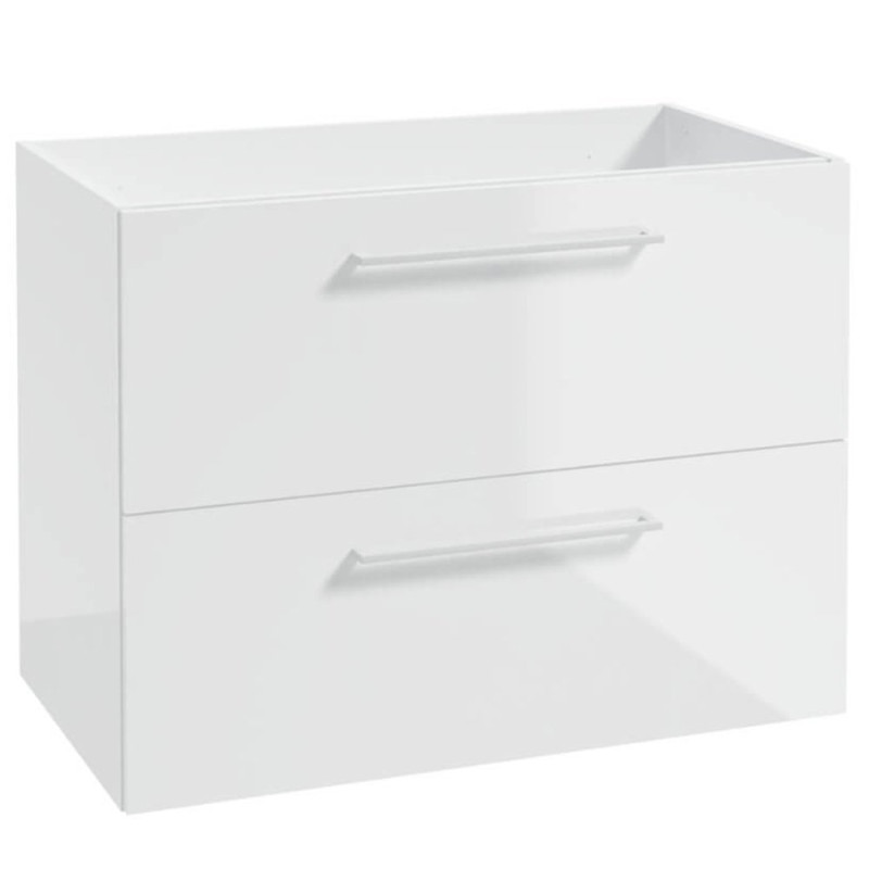 Elegancka szafka wisząca METRO B80 - biel w nowoczesnym stylu