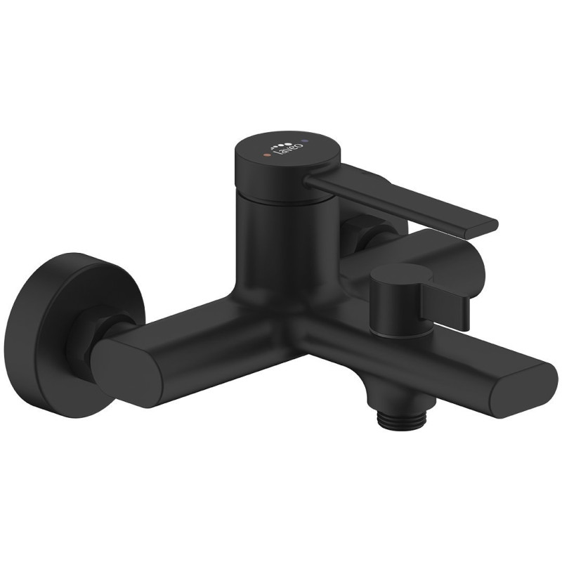 Czarna bateria wannowa PINAR BAW_710D - nowoczesny design, trwałość i elegancja!