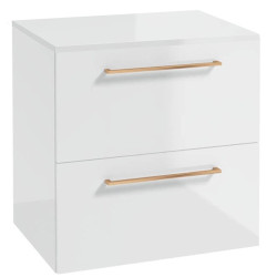 Elegancka Szafka METRO B60 z Blatem i Uchwytem w Różowym Złocie