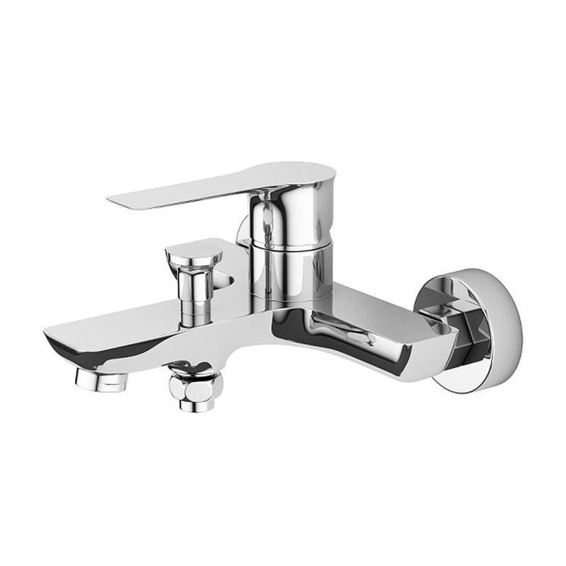 Bateria Ścienna Raila Chrom Jednouchwytowa z Ceramiczną Głowicą - Elegancja i Funkcjonalność