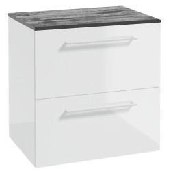 Funkcjonalna Szafka Wisząca z Blatem METRO SYSTEM B60 w Bieli – Nowoczesny Styl i Wygoda