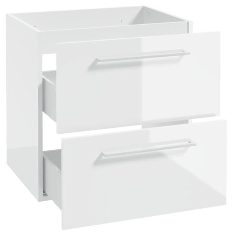 Funkcjonalna Szafka Wisząca z Blatem METRO SYSTEM B60 w Bieli – Nowoczesny Styl i Wygoda