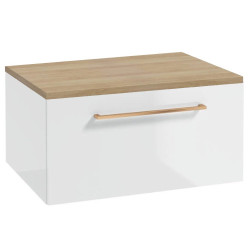 Elegancka Szafka METRO SYSTEM B60 z Blatem, Uchwyt Różowe Złoto - Styl i Funkcjonalność