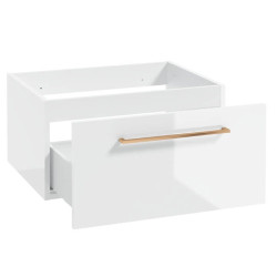 Szafka z Blatem METRO SYSTEM B60 - Stylowe Uchwyty w Różowym Złocie