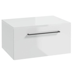 Funkcjonalna Szafka Wisząca METRO SYSTEM B60 z Eleganckim Blatem i Czarnymi Uchwytami