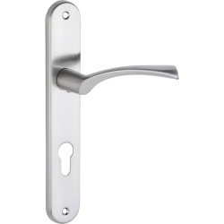 Nowoczesna Klamka Noa Satyna z Wkładką - Styl i Funkcjonalność do Twoich Drzwi Wewnętrznych