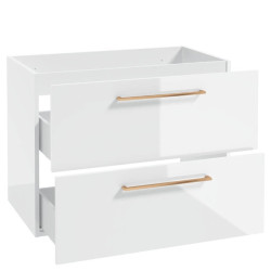 Elegancka Szafka METRO SYSTEM B80 z Blatem i Uchwytem w Odcieniu Różowego Złota