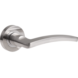 Stylowa Klamka Gemela Klasyka - Satyna & Chrom, Idealna do Drzwi Wewnętrznych