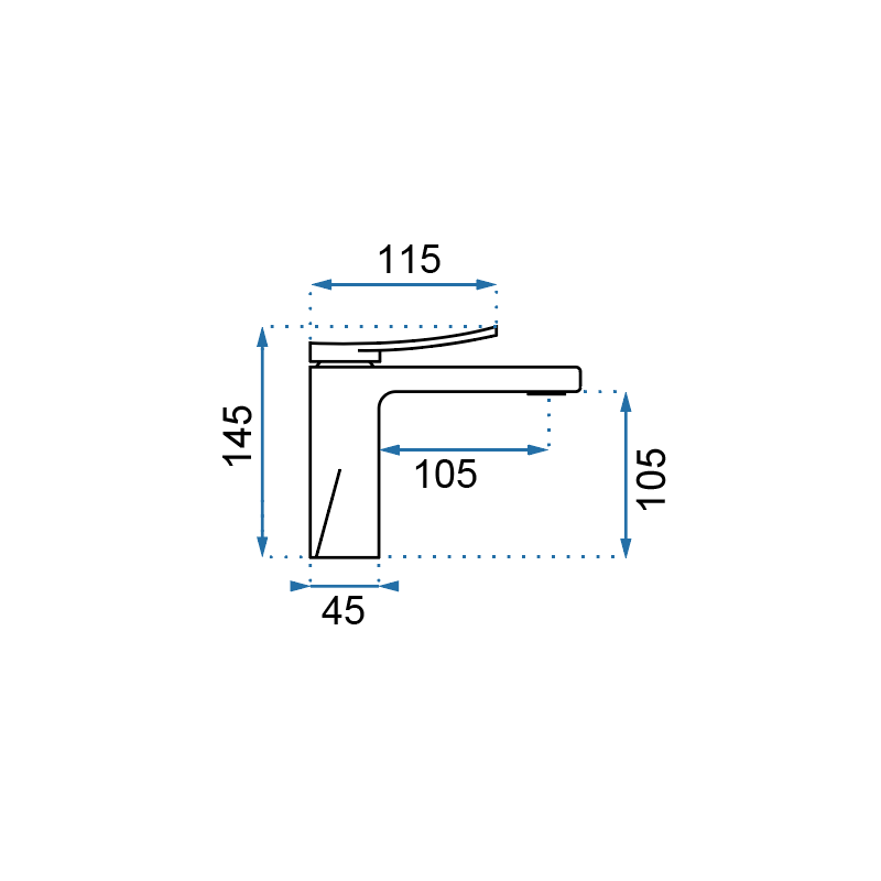 Elegancka Bateria Umywalkowa SOUL Złota Niska - Nowoczesny Styl dla Twojej Łazienki
