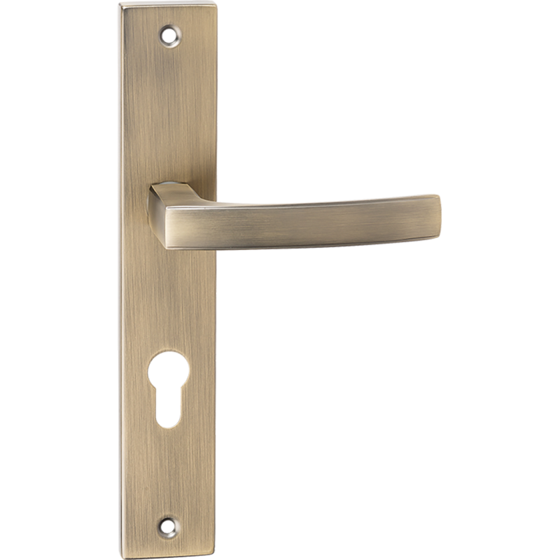 Stylowa Klamka Aster w Klasycznej Patynie - Elegancja AluDesign dla Twoich Drzwi