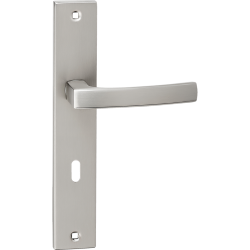 Satynowa Klamka ASTER na Szyldzie Klasycznym - Elegancka i Wytrzymała!