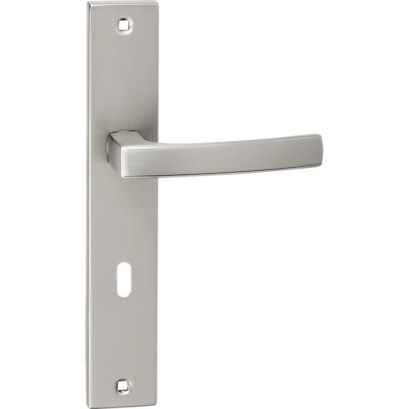 Satynowa Klamka ASTER na Szyldzie Klasycznym - Elegancka i Wytrzymała!