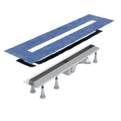 Luksusowy Odpływ Liniowy Slim Lux 70 cm z Nowoczesnym Rusztem Plate SLIM