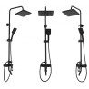 Elegancki Zestaw Natryskowy SOUL Czarny REA-B9998 - Nowoczesna Łazienka