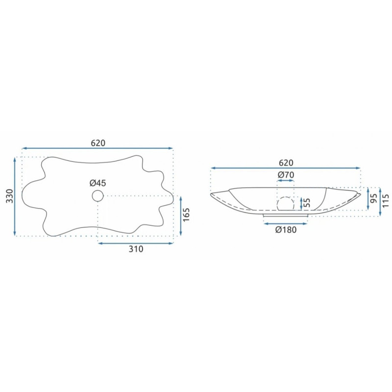 Złota Umýwalka Infinity Blask Bieli - Nowoczesność i Styl na Twojej Łazience