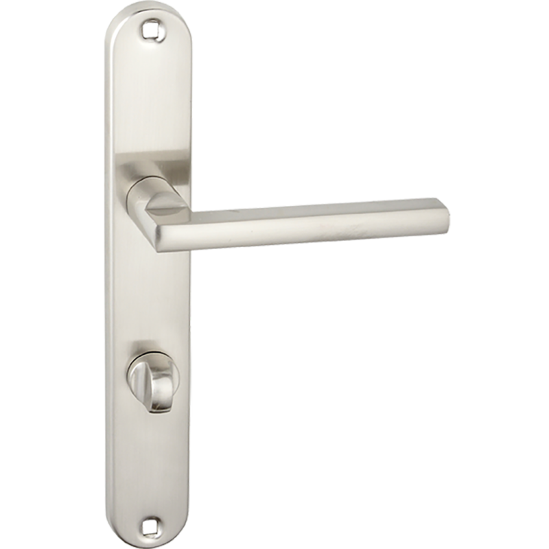 Stylowa klamka ADA Satyna z długim szyldem - ekonomiczna elegancja i trwałość aluminiowa