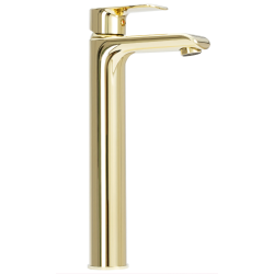 Złota Bateria Umywalkowa REA BLOOM MY1805-21G - Elegancja i Wysokość do Twojej Łazienki