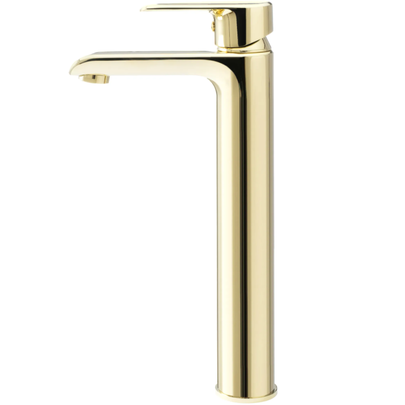 Złota Bateria Umywalkowa REA BLOOM MY1805-21G - Elegancja i Wysokość do Twojej Łazienki