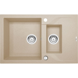 Zlewozmywak ANDANTE 1,5-komorowy z Krótkim Ociekaczem - Komfort i Styl w Twojej Kuchni!