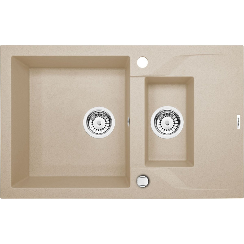 Zlewozmywak ANDANTE 1,5-komorowy z Krótkim Ociekaczem - Komfort i Styl w Twojej Kuchni!