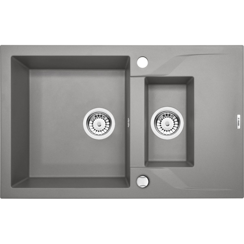 Komfortowy zlewozmywak ANDANTE 1,5-komory z eleganckim ociekaczem