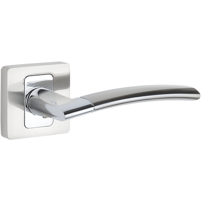 Ekskluzywna Klamka Luxor II – Satyna/Chrom Retro Chic dla Wnętrzarskiej Elegancji