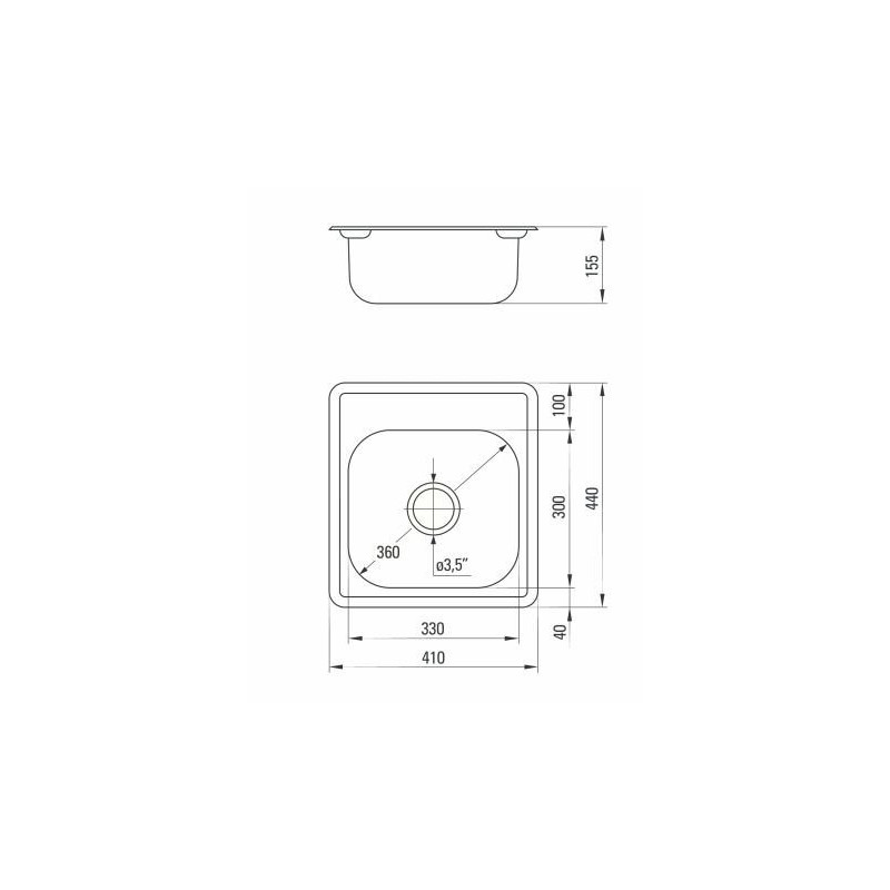 Zlewozmywak Mercato 1-komorowy - Stylowy design i praktyczność w Twojej kuchni!