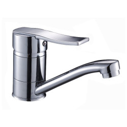 Elegancka bateria umywalkowa Madera Chrom z ruchomą wylewką i ceramiczną głowicą