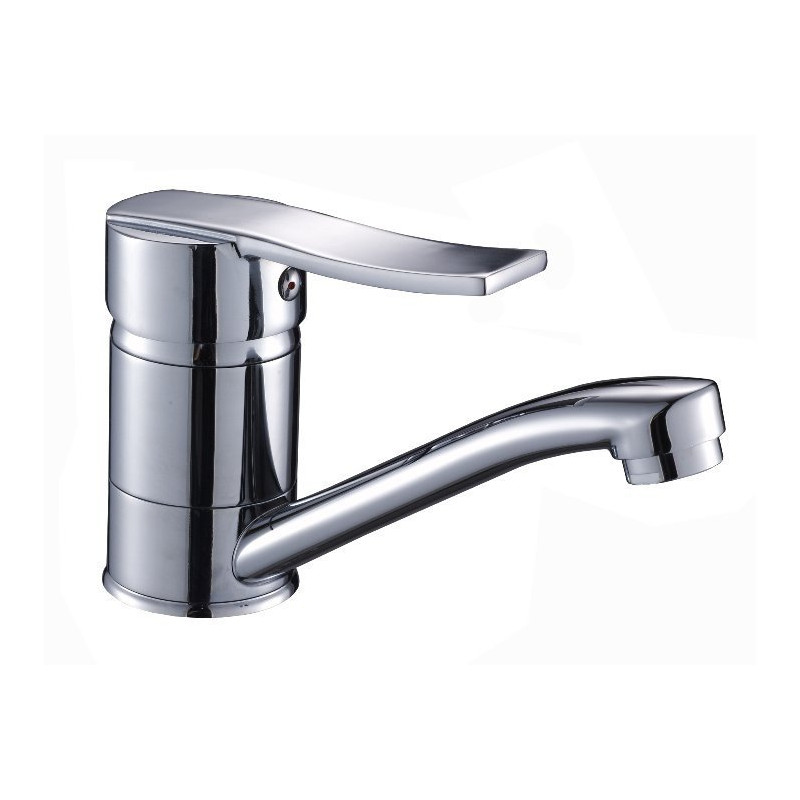 Elegancka bateria umywalkowa Madera Chrom z ruchomą wylewką i ceramiczną głowicą