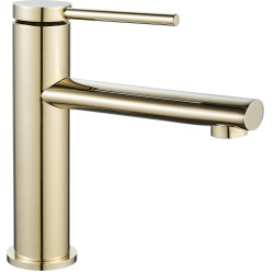 Lśniąca Bateria Łazienkowa OVAL w Złocie - Elegancja i Styl dla Twojego Wnętrza!